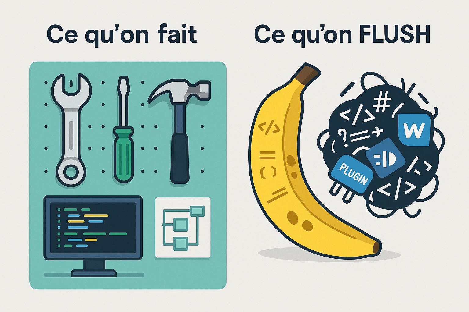 Banane technique illustrée